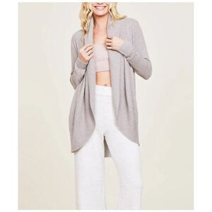 Barefoot Dreams CozyChic Circle Lounge Cardigan Beach Rock XL